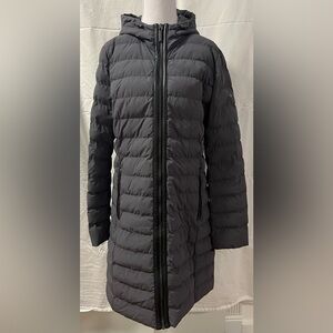 Michael Kors Charcoal long down Jacket - size small